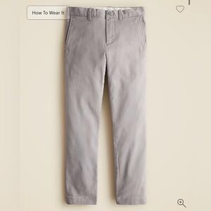 NWT JCrew Boys Straight Slim Chino Pants